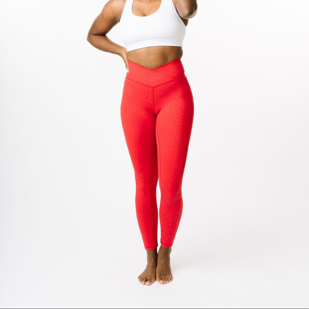 Red Leopard Scrunchy What High rise
